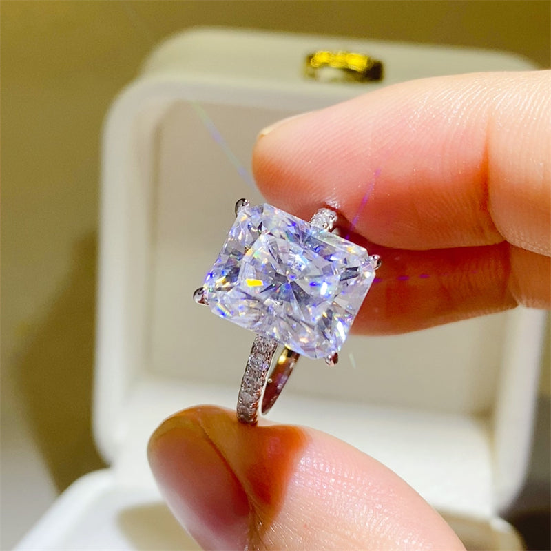 5 Carat Moissanite Zircon Ring