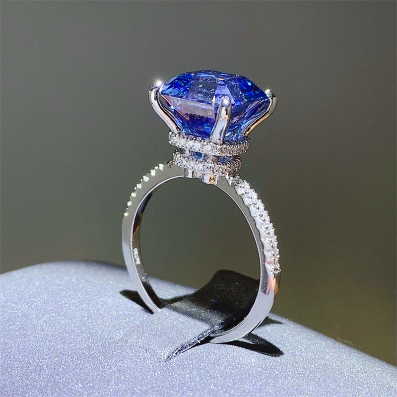 5 Carat Moissanite Zircon Ring