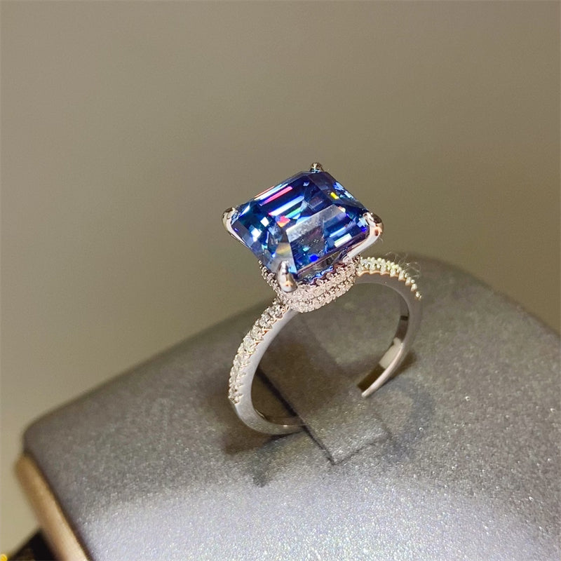 5 Carat Moissanite Zircon Ring