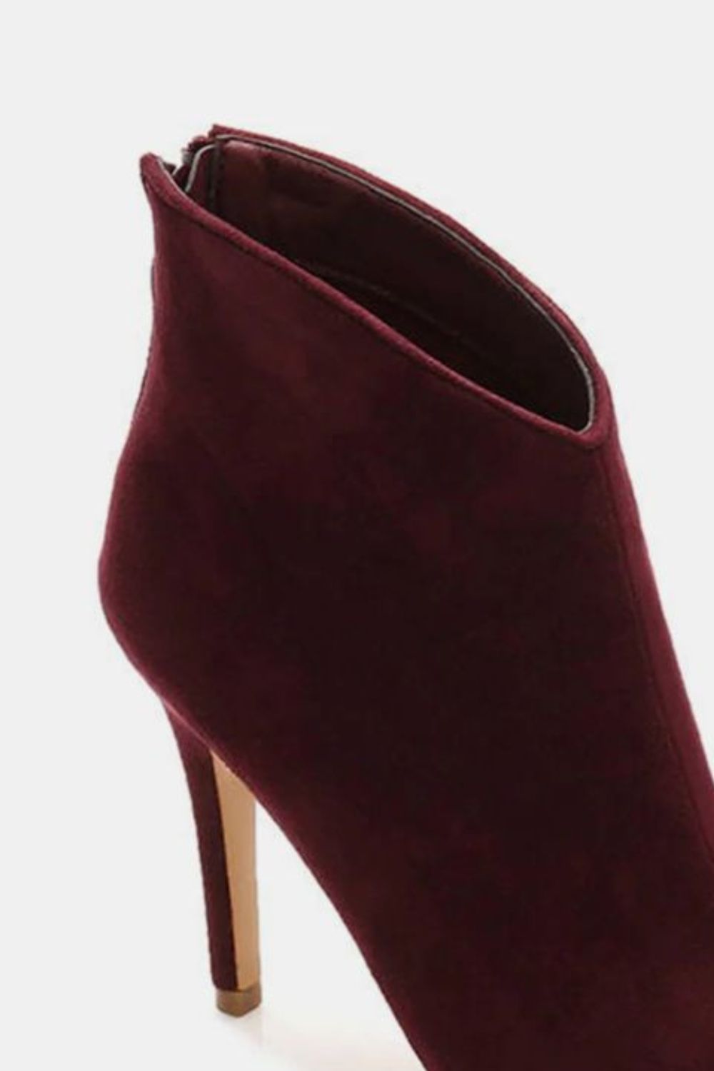 Suede Stiletto Ankle Booties