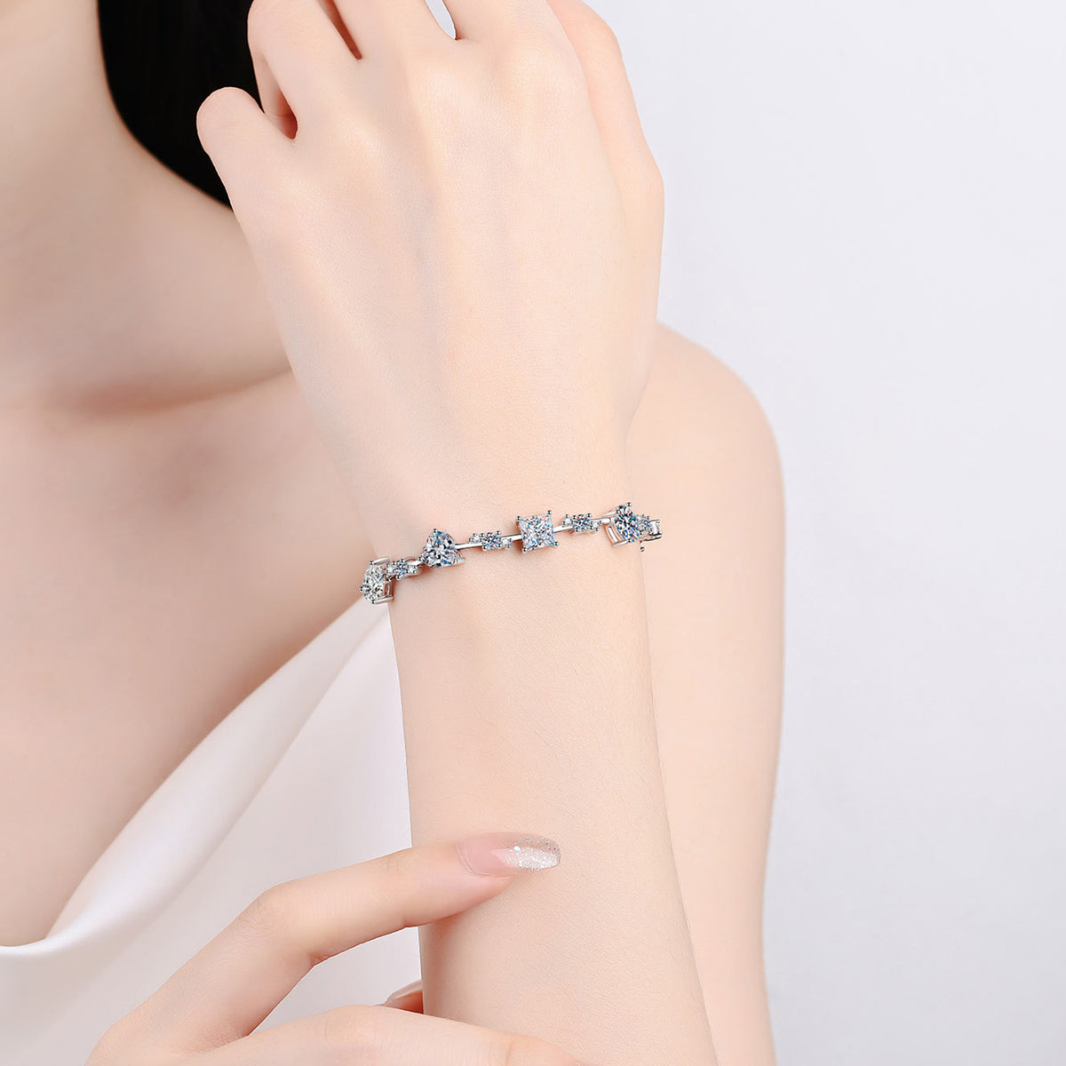 6.2 Carat Moissanite Bracelet