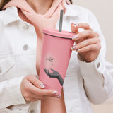 GV Empyrean Insulated tumbler with a straw - Gianna Vento