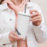 GV Empyrean Insulated tumbler with a straw - Gianna Vento