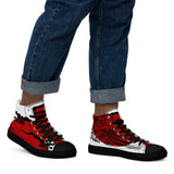 GV Men’s high top canvas shoes - Gianna Vento